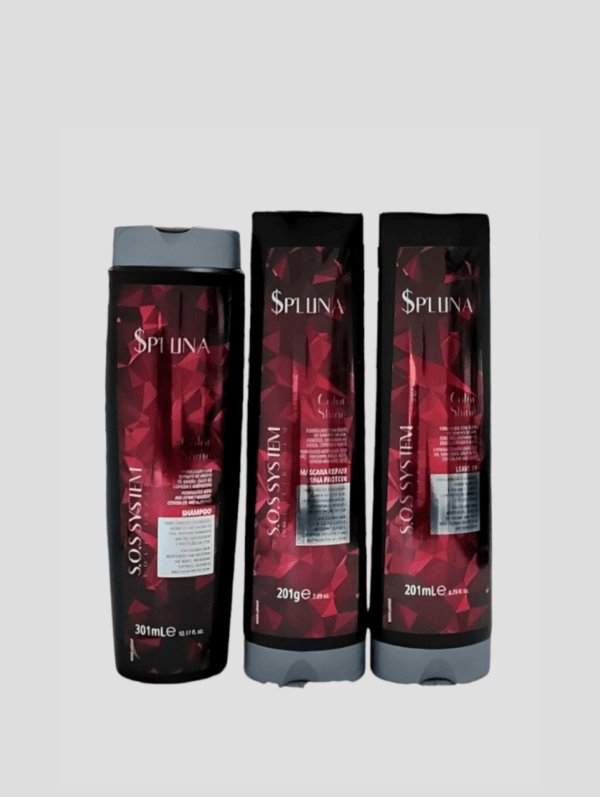 .Kit Cabelos Coloridos Color Shine