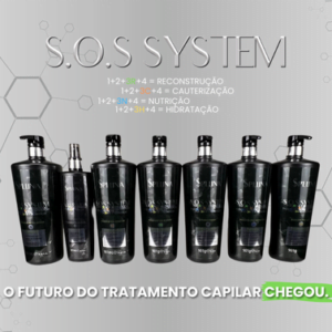 .S.O.S SYSTEM MULTI-TRATAMENTOS : Reconstrução-Cauterização-Nutrição-Hidratação